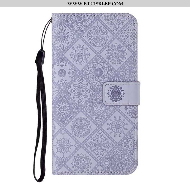 Etui Folio do Samsung Galaxy S23 5G Wzór Gobelinu